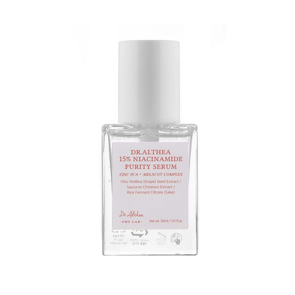 15% NIACINAMIDE PURITY SERUM DE DR. ALTHEA (SUERO PARA POROS Y LUMINOSIDAD)